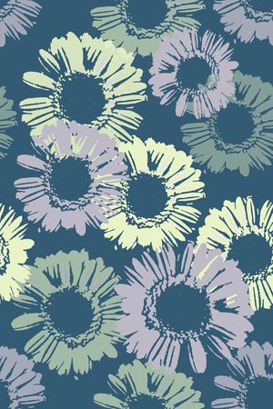 向日葵印花华亿平台图片