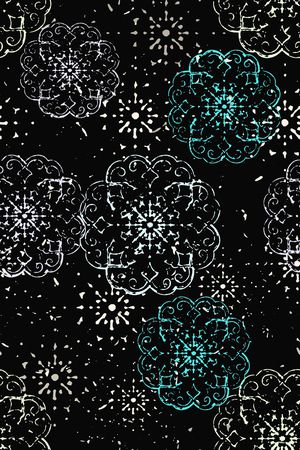 抽象花卉印花华亿平台图片