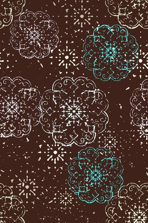 抽象花卉印花华亿平台图片