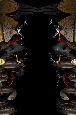 抽象印花华亿平台图片