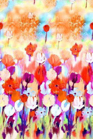 郁金香印花华亿平台图片