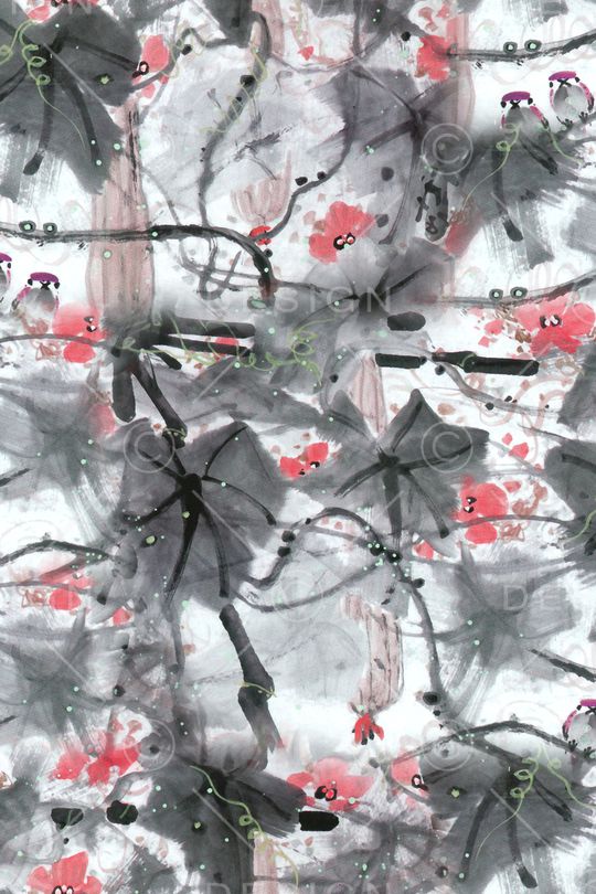 抽象印花华亿平台图片