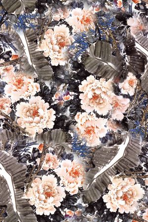 抽象印花华亿平台图片