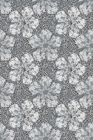 抽象花卉印花华亿平台图片