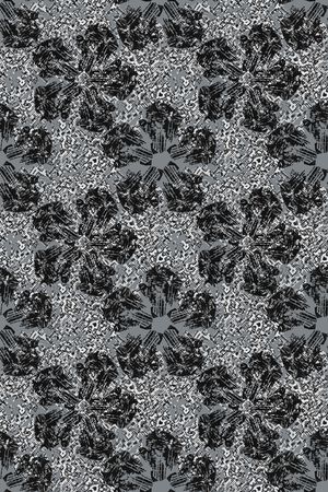 抽象花卉印花华亿平台图片