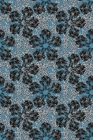 抽象花卉印花华亿平台图片