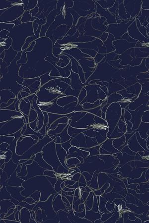 手绘线条笔触印花华亿平台图片