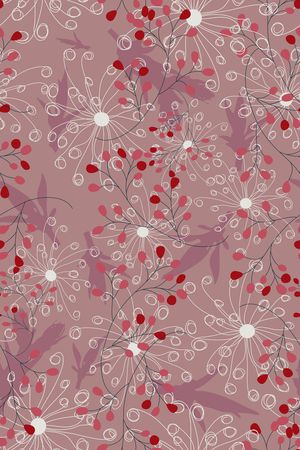 抽象花卉印花华亿平台图片