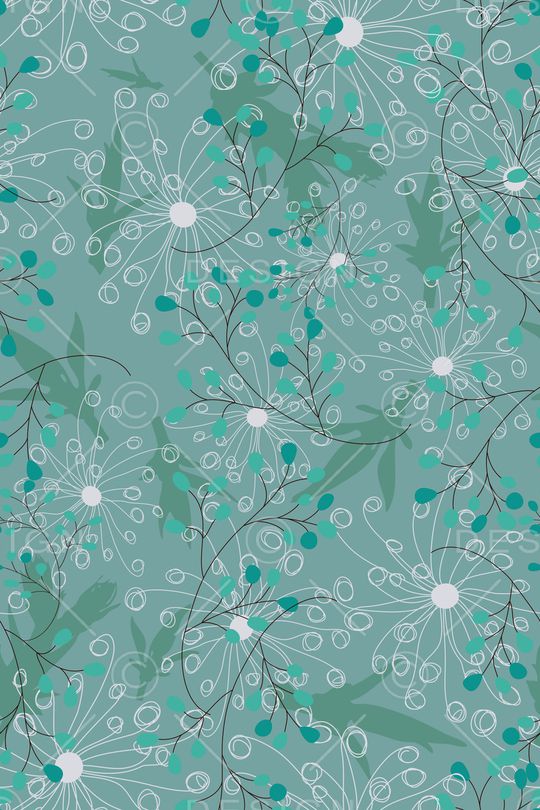 抽象花卉印花华亿平台图片