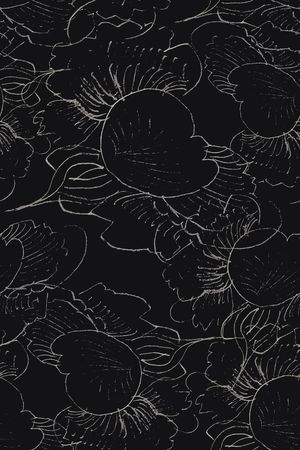 风格化花卉印花华亿平台图片