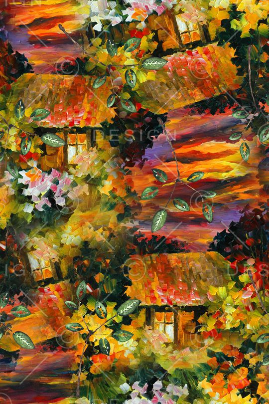 动物花卉印花华亿平台图片