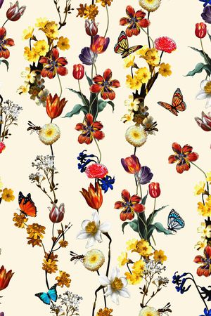 连衣裙印花华亿平台图片