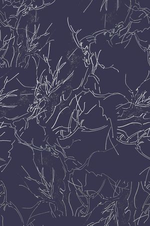 树枝印花华亿平台图片