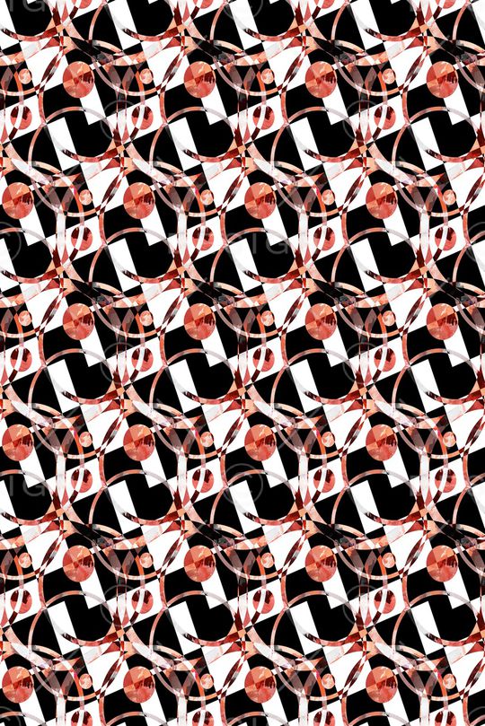 条纹印花华亿平台图片