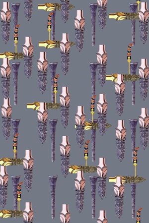 羽毛印花华亿平台图片