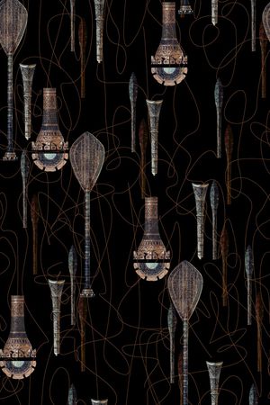 线团印花华亿平台图片