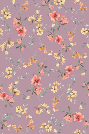 小碎花印花华亿平台图片