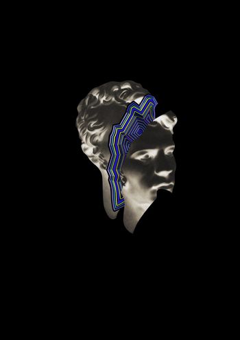 抽象印花华亿平台图片