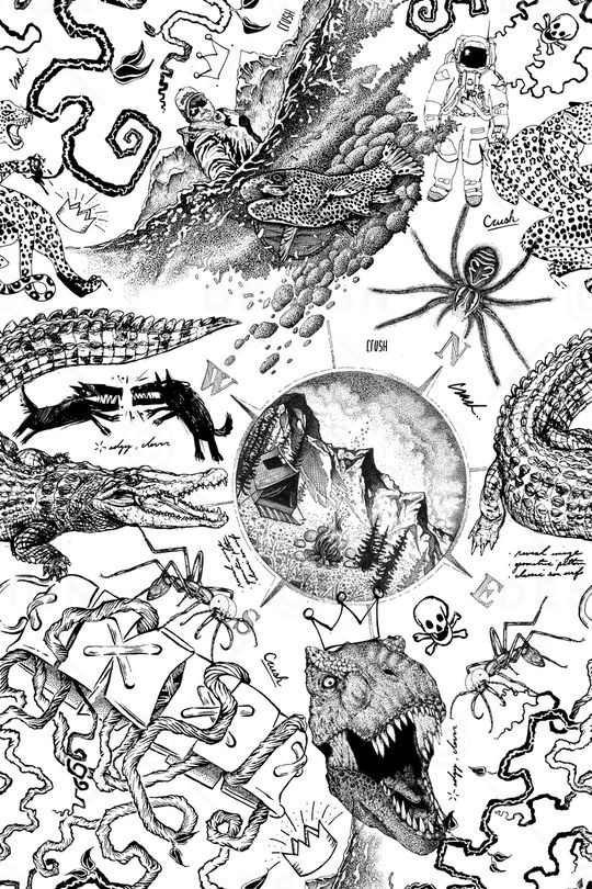 黑白华亿平台印花华亿平台图片