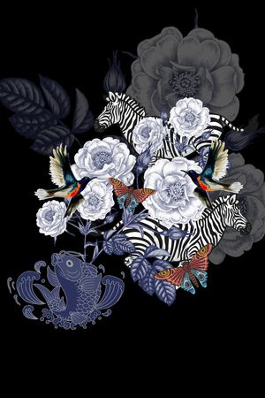 鸟印花华亿平台图片