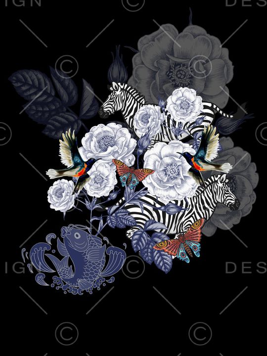 鸟印花华亿平台图片