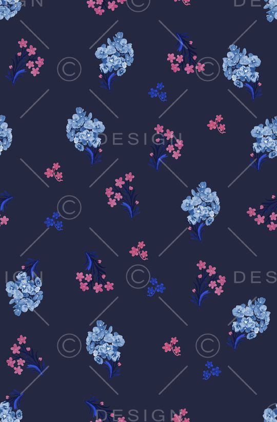 小碎花印花华亿平台图片