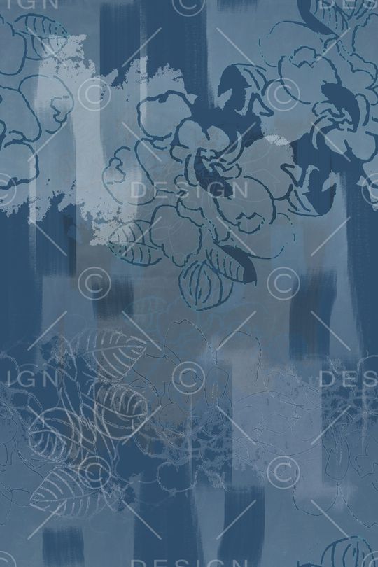 抽象花卉印花华亿平台图片