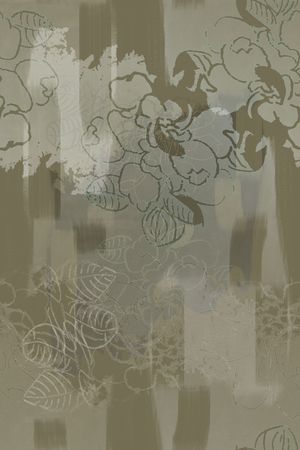 抽象花卉印花华亿平台图片