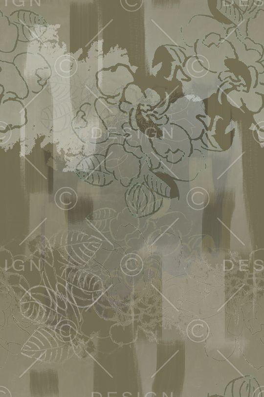 抽象花卉印花华亿平台图片