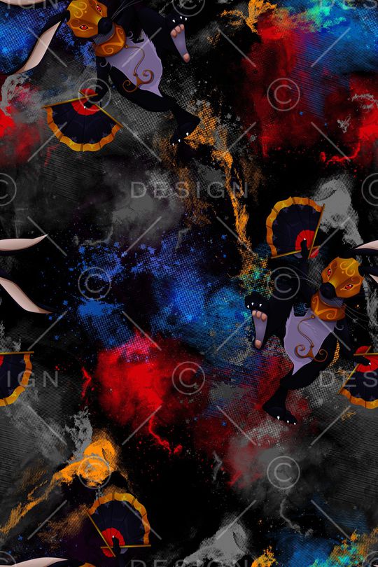 抽象印花华亿平台图片