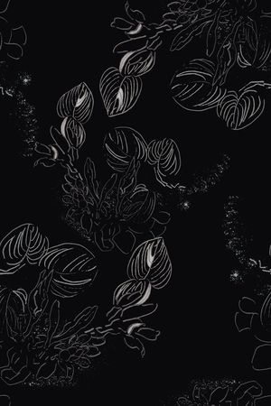 风格化花卉印花华亿平台图片