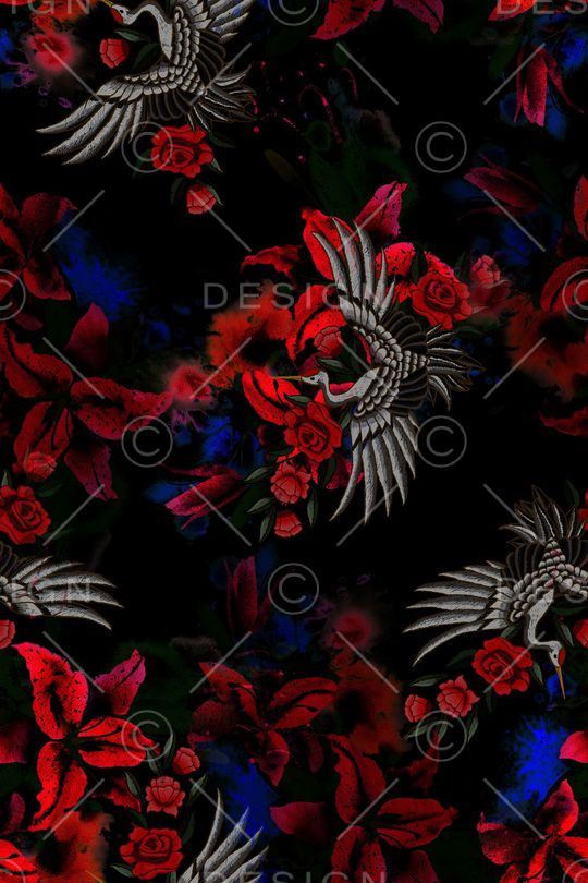 抽象印花华亿平台图片