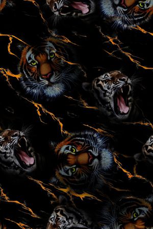 抽象印花华亿平台图片