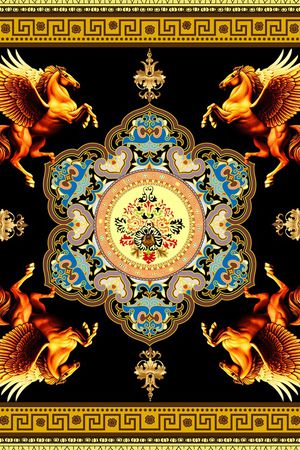 民族风印花华亿平台图片