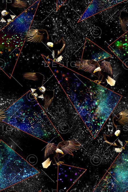 老鹰印花华亿平台图片