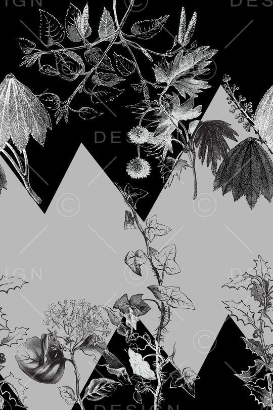 手绘花卉印花华亿平台图片