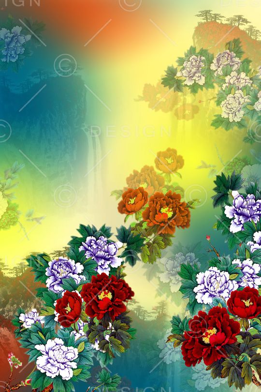 数码华亿平台印花华亿平台图片