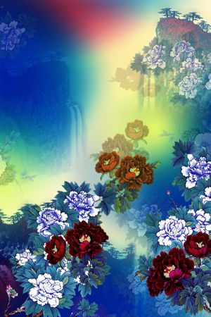 数码华亿平台印花华亿平台图片