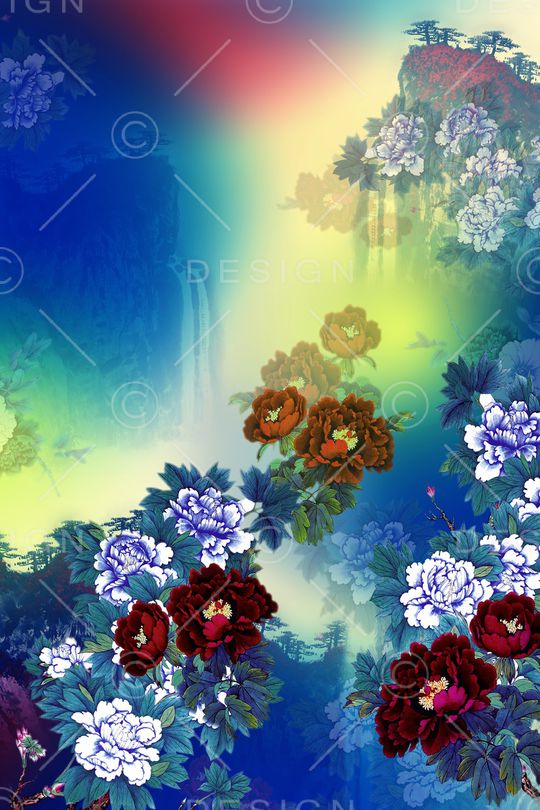 数码华亿平台印花华亿平台图片