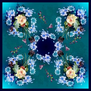 方巾印花华亿平台图片