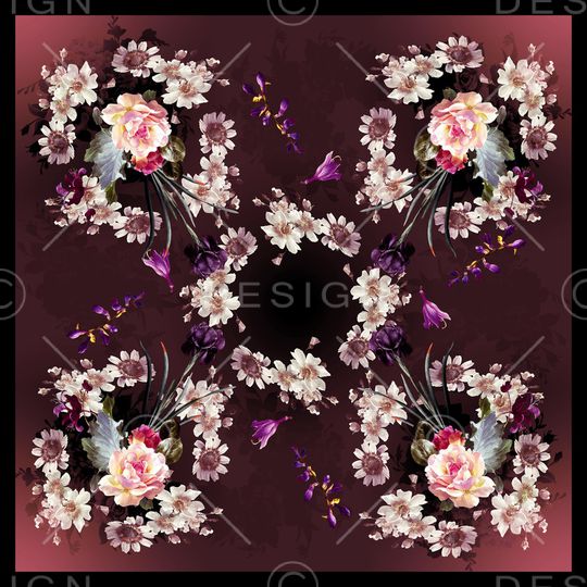 方巾印花华亿平台图片