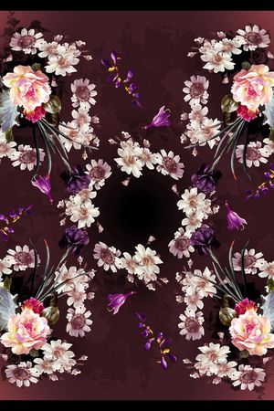 方巾印花华亿平台图片