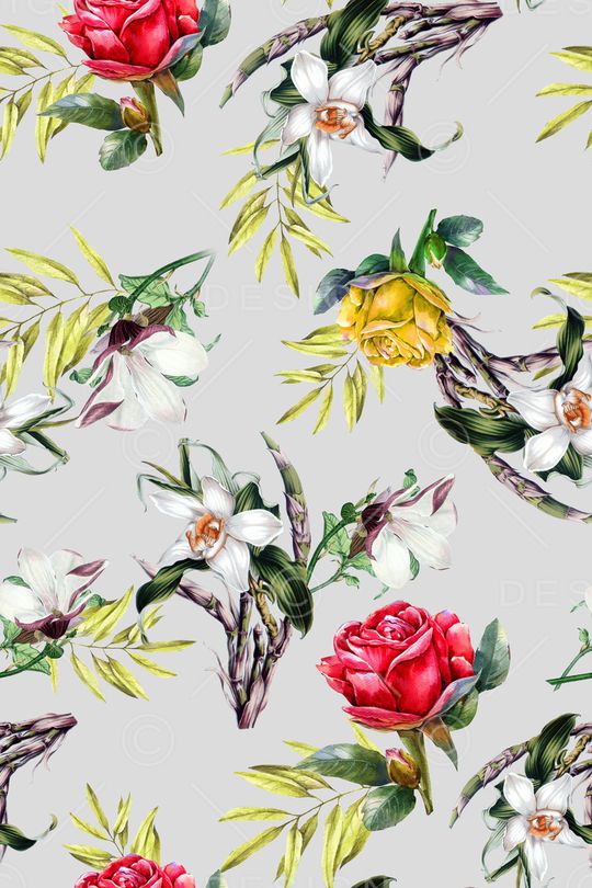 植物印花华亿平台图片