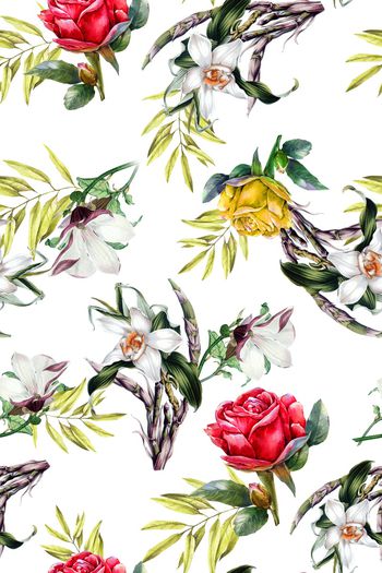 1063059-手绘花朵 1805420c