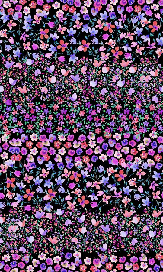 抽象花卉印花华亿平台图片