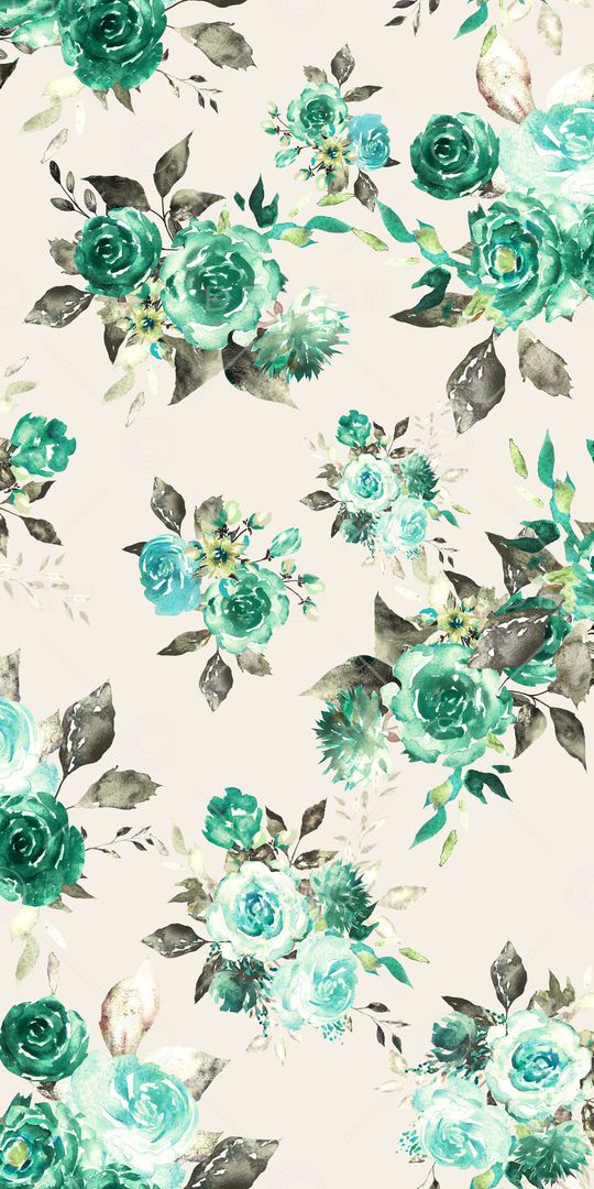 手绘花卉印花华亿平台图片