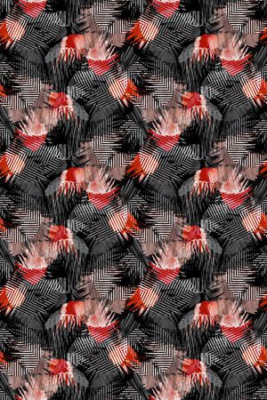 条纹印花华亿平台图片