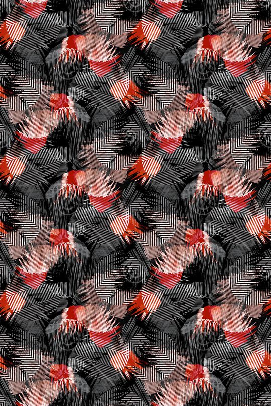 条纹印花华亿平台图片