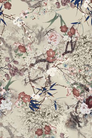 素雅印花华亿平台图片