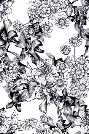 黑白华亿平台印花华亿平台图片